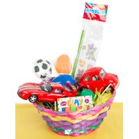 Viper & VW Bug Die Cast Cars 27pc Toys & Treat Easter Gift Basket Kit, 4 Options