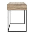 thumbnail image 2 of CorLiving Fort Worth Brown Engineered Wood Grain Finish Adult Desk with Steel Base, 2 of 9