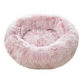 thumbnail image 2 of LSLJS Dog Round Winter Warm Sleeping Bag Long Plush Soft Pet Bed Calming Bed, 2 of 2