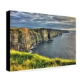 thumbnail image 3 of Trademark Fine Art Pierre Leclerc Cliffs of Moher Ireland Canvas Wall Art - 30x47, 3 of 5