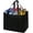 1Pc Black, variant on 1Pc Reusable Grocery Bags, Shopping Bags for Groceries, Black Non-Woven Fabric Multifunctional Shopping Bag with Reinforced Handles & Thick Plastic Support Bottom yo Hold 50+ Pounds of Groceries