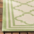 thumbnail image 4 of SAFAVIEH Beach House Richard Geometric Indoor/Outdoor Area Rug, Cream/Olive, 5'3" x 7'6", 4 of 6