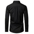 thumbnail image 2 of Men's Long Sleeve Slim Fit Dress Shirts (S-2XL), 2 of 5