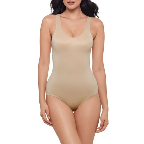Miraclesuit Back Wrap Shaping Bodysuit - 2430 (Warm Beige, S)