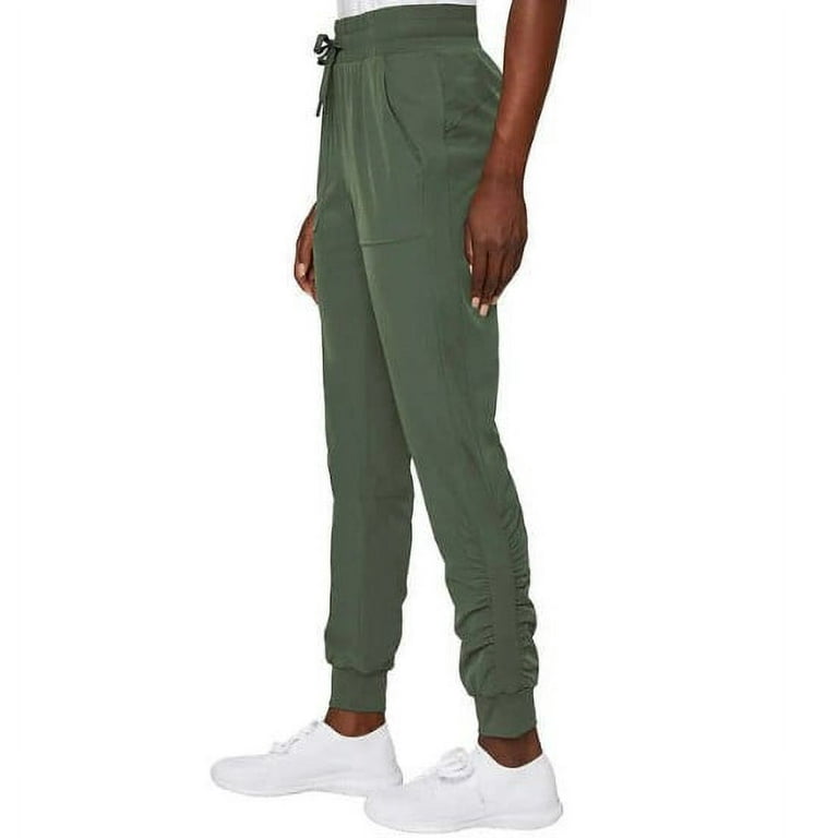 Mondetta Ladies' Size X-Large Lined Woven Jogger Pants, Green