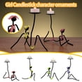 thumbnail image 2 of SLYNSHome Clearance Creative Candle Holder Decorative,Girls Statues Metal Wire Abstract Candlestick Minimalist Art Candle Holder for Entryway Living Room Shelf Centerpiece Home Coffee Table Decor, 2 of 4