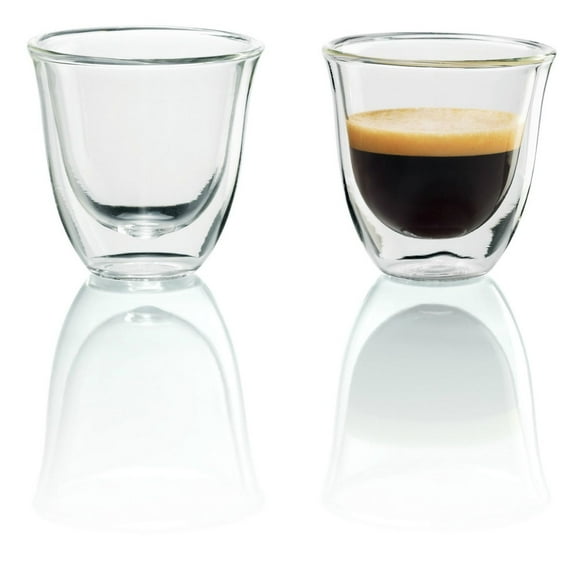 De'Longhi 2 Espresso Double Wall Thermal Glasses