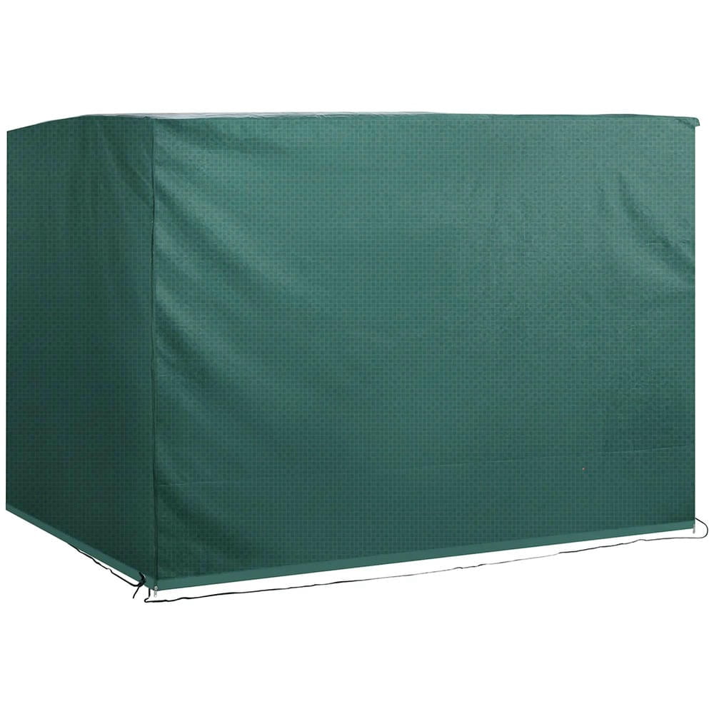 YYAo Hammock Patio Cover Furniture Garden Glider Chair Cover,3-Seater Patio Swing Cover, Outdoor Garden Protection Hammock Cover Waterproof, Dark Green