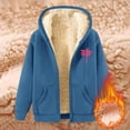thumbnail image 2 of WILLBEST Sudadera con Capucha para Mujer, Estilo Otoño/Invierno, con Estampado Cómodo y Cremallera Gruesa Grande, 2 of 5