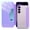 Purple, variant on Petocase for Samsung Galaxy S23 Plus Case [RFID Blocking] with 2 Tempered Screen Protectors,Slim Folio Flip Cover PU Leather Wallet Cover with Build in Lens Protector Clear Soft TPU Back,Purple