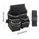 thumbnail image 3 of Bolsa de herramientas de jardinería para electricistas, resistente, con bolsillos para herramientas manuales, bricolaje, mantenimiento, reparación, bolsa de nailon verde., 3 of 6