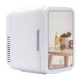 thumbnail image 2 of Espejo de aumento para refrigerador de automóvil Espejo de aumento de doble uso para el hogar para el automóvil Mini refrigerador congelador para conservación de mascarillas cosméticas, 2 of 4