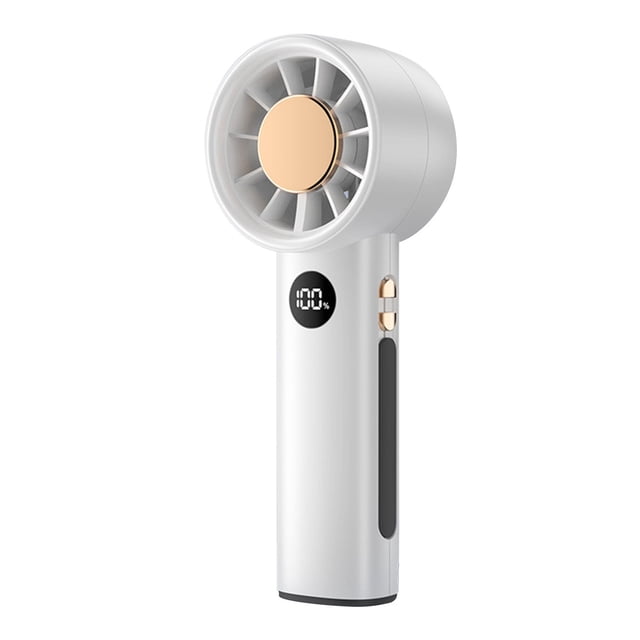 ICQOVD Desktop Fan Variable Speed Handheld Fan High Airflow Low Noise Portable Fan for Summer Outdoor Work Use