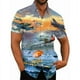 thumbnail image 2 of Camisas hawaianas con estampado 3D de avión de combate para hombre, camisas casuales de manga corta con botones, camisetas de hip hop para hombre, ropa de calle, 2 of 5