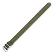 deBeer Watchbands - 20mm Military Nylon Watch Band - Olive