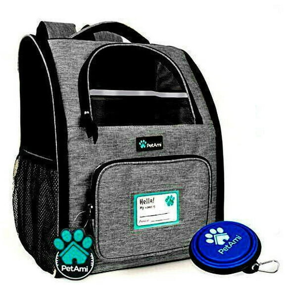 Pet Carrier Ventilated Backpack for Small Dogs, Puppies and Cats