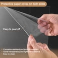thumbnail image 4 of Uxcell 10Pcs Clear Plastic Sheets 8" x 4" x 0.01" Transparent Flexible Sheet Panels with Protective Paper, 4 of 6