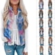 thumbnail image 3 of Tie Dye Sleeveless Fleece Vest, Comfortable Sleeveless Fleece Fluffy Vest Lightweight For Girls For Winter ANGGREK Otros, 3 of 6