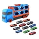 thumbnail image 5 of Vehículos de transporte, juguetes de regalo, entrenamiento creativo, pista de juguete, kits de camiones transportadores Estilo B, 5 of 9