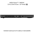 thumbnail image 3 of Laptop Gamer HIDevolution  14'' Ryzen 7 4800HS 8GB 4TB SSD, 3 of 3