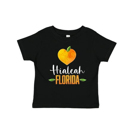 

Inktastic Hialeah Florida Orange in Heart Gift Baby Boy or Baby Girl T-Shirt