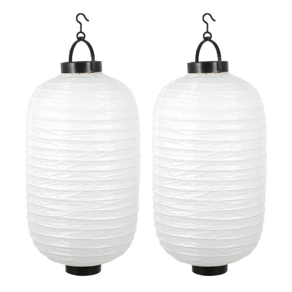 2Pcs Japanese Style Lanterns LED Hanging Lanterns Restaurant Lanterns without Battery