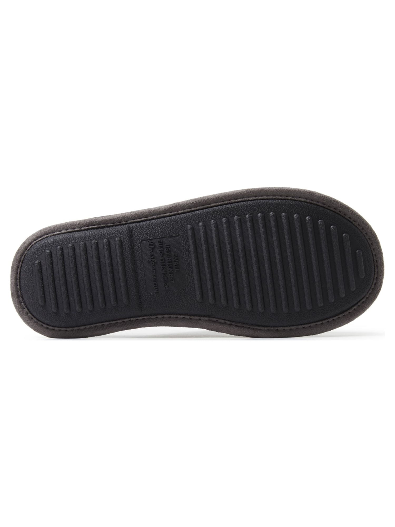 Dearfoams Cozy Comfort Men's Plaid Felt Scuff Slippers
