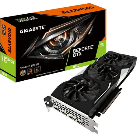 Gigabyte Ultra Durable VGA GV-N1660GAMING OC-6GD GeForce GTX 1660 Graphic Card - 1.86 GHz Core - 6 GB (Best Graphics Card For Rendering)