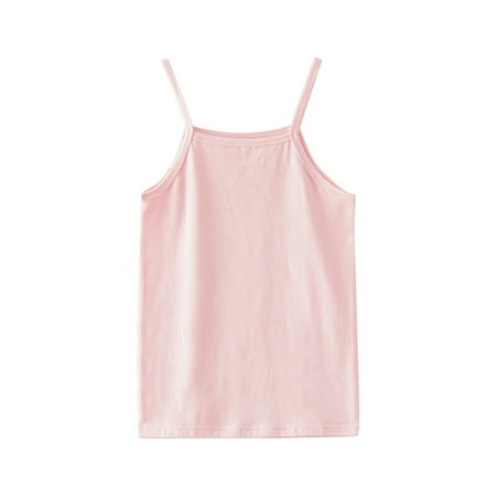 

Toddler Girls T-Shirt Tops Kids Dance Tank Racerback Crop Tank Soild Sleeveless Sports Dance Ballet Gymnastics Dancewear