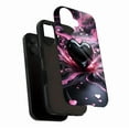 thumbnail image 3 of Glossy Heart Valentine’s Day Inspired iPhone Case for Teens Women, Shimmering Pink Black Design Compatible with iPhone 11/12/13/14/15/16 (Pro Max/Plus), 3 of 9