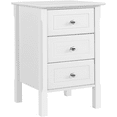 thumbnail image 2 of Yaheetech 3 Drawer Nightstand for Living Room, White, 2 of 7