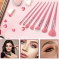 thumbnail image 6 of GIRACOA 34 PCs Professional Makeup Kit, 13Pcs Makeup Brush Set with 20 Pcs Facial Makeup Accessories and A Storage Bag, Multi-functional Makeup Tool Set(Pink), 6 of 7