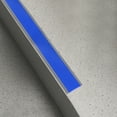 thumbnail image 4 of Uxcell 3.2Ft Stair Nosing, 6cm PVC Self Adhesive Staircase Step Edges Protectors, Blue/Grey, 4 of 6