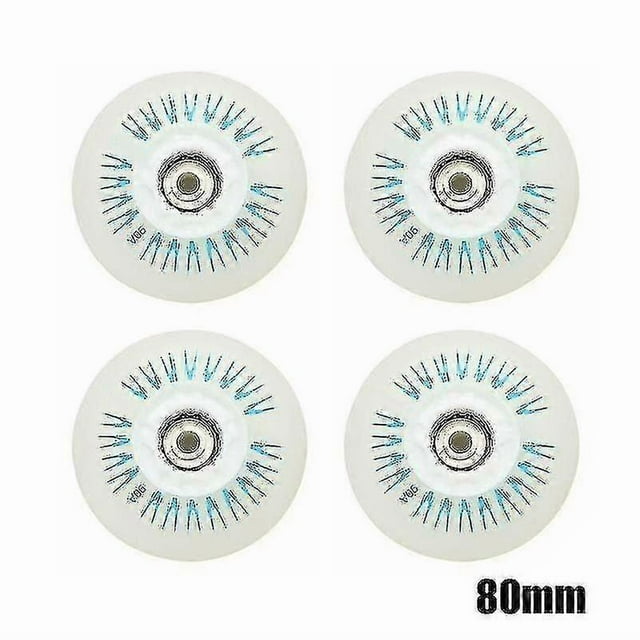 4 Pcs Roues de Patinage en Ligne Flash 90a Éclairage Led Roues de Patinage 80 76 72 68 Banmo