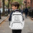 thumbnail image 6 of CHAQLIN Mushroom and Frog Pattern Padded Shoulder Straps Kids School Backpack for Daily Commute Elementary School, Lightweight Multi-Pocket Polyester Kids Backpack, 6 of 10
