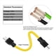 thumbnail image 2 of 2X Cable de ExtensióN Macho Doble de Enchufe de 3 Clavijas de 2 Pies, Adaptador de Cable de 12 AWG 125 V NEMA 5-15P A 5-15P, RV, para Interruptor de Transferencia, 2 of 7