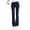 Blue L, variant on Women Suit Pants High Waist Button Zipper Fly Office Lady Trousers with Pockets Solid Color Slim Fit Straight Leg Trousers