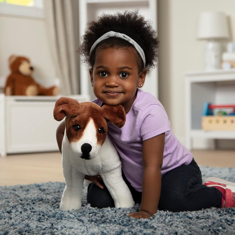Melissa & Doug Giant Jack Russell Terrier - Lifelike Stuffed