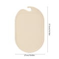 thumbnail image 2 of Tabla de cortar de plástico antideslizante reversible lunares | TPU de grado alimenticio | Borde ranurado | Apto para lavavajillas | 14,26 x 9,44 pulgadas | Para carne, verduras, frutas | Cocina, 2 of 5