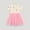 Pink, variant on ATOGUTA Girls Party Dresses Summer Sundress Kids Short Sleeve School Casual A Line Twirly Skater Dresses Pink, Size 2T-8