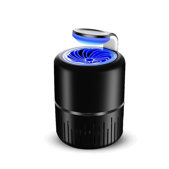 Billuyoard Lámpara de plagas de descarga eléctrica USB LED Control de moscas Luz circundante Insectos de seguridad Iluminación Bug para el hogar Repelente de insectos y plagas Negro Billuyoard HA062426-02B