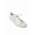 thumbnail image 1 of PU & MA Womens Suede Textured Lined Lace Up Casual Sneakers Cream Size 6.5, 1 of 5