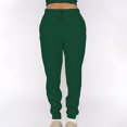 thumbnail image 5 of qolati Women's Two Piece Outfits Long Sleeve U-Neck Crop Tops with Jogger Sweatpants Lounge Sets Y2k Oversized High Waist Lounge Wear Sweatsuit, 5 of 7
