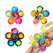 1/2/4pack Fidget Spinner, Simple Popping Fidget Toy Fidget Popper Packs Push Pop Bubble Sensory Toy for Kids Adults ADHD Stress Autism Anxiety Stress Relief Reducer