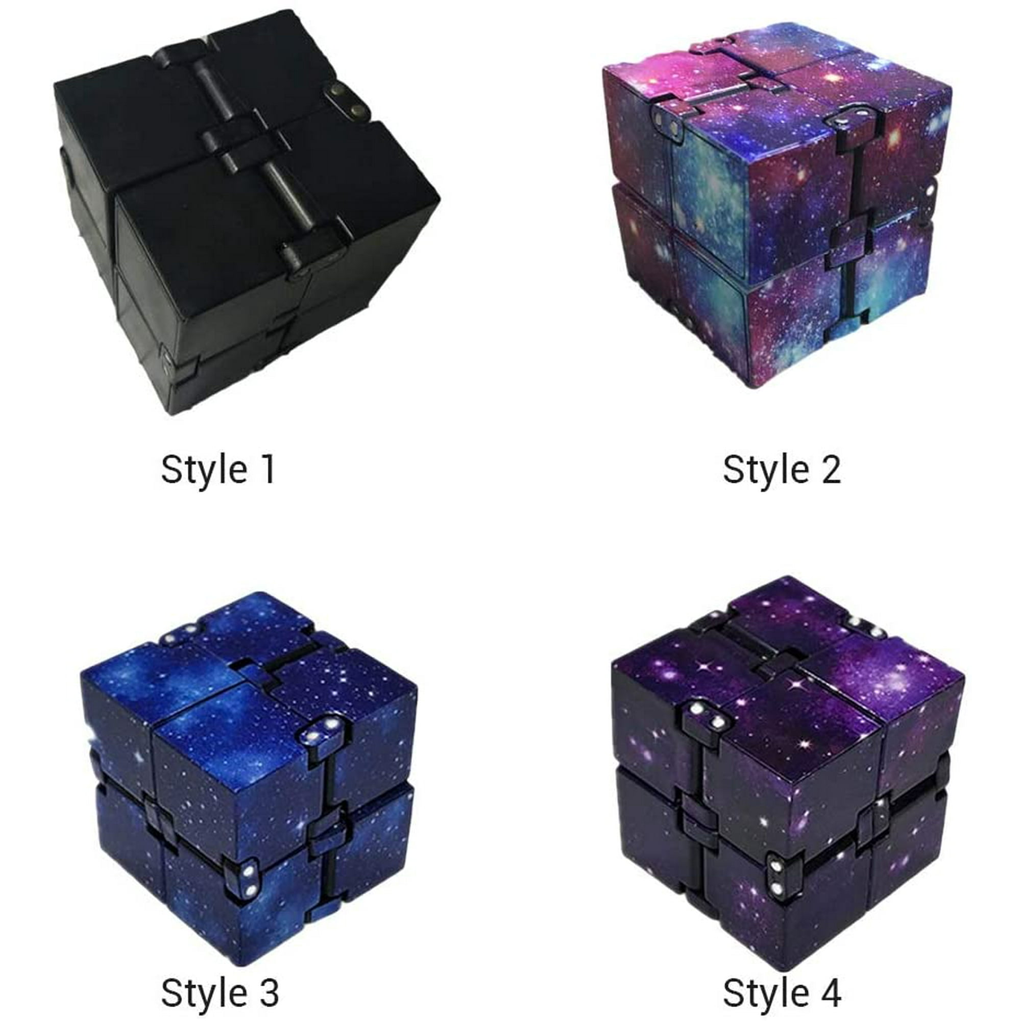 Ringnigt Infinite Cube Galaxy Mini Abs Infinity Cube For Stress Relief Fidget Anti Anxiety Stress For Kids Adult Edc Toy Toys Games Tsunamicompany Fidget Finger Toys