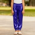 thumbnail image 2 of Qopobobo Girl Pants Girls Black Uniform Pants Girls Sweatpants Kids Cotton Drawstring Joggers Athletic Pants with Pockets for Teen Girls Dark Blue,10-11 Years, 2 of 6