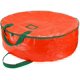 thumbnail image 1 of Bolsa de almacenamiento para coronas navideñas de 23,6 pulgadas, resistente al agua, con doble cierre de cremallera, para coronas navideñas artificiales, con asas de transporte y ranura para tarjetas, 1 of 8