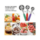 thumbnail image 5 of Juego 3 Cucharas Resortes para Helado Profesional Acero Malubero Multicolor, 5 of 5