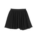 thumbnail image 4 of YONGHS Girl's Ballet Wrap Skirts Basic Circular Chiffon Dance Pull-On Skirt Ballerina Gymnastic Dancewear Black 6-12, 4 of 7