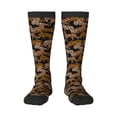 thumbnail image 2 of Lsque Leopard Print Printed Crew Socks Men's Women's LightWeight Thin Casual Calf Socks ,Knee High Socks,Cotton Socks, 2 of 9